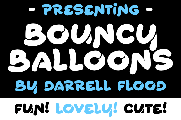Bouncy Balloons Font: A Playful Typeface for Real Branding Work