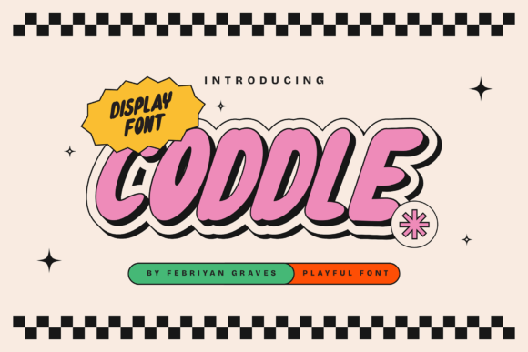 Coddle Font: A Bold Display Typeface for Campaign Designers