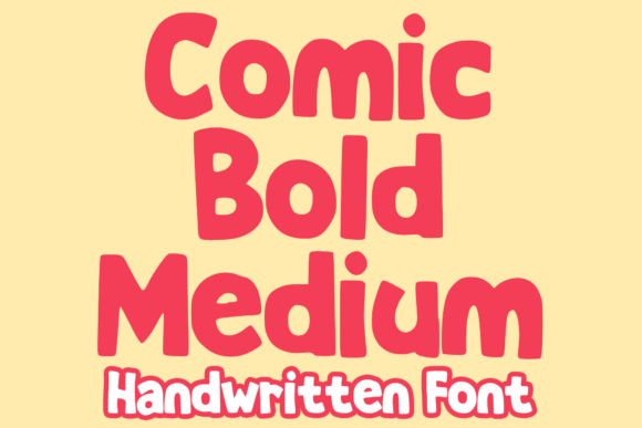 Comic Bold Medium: A Playful Typeface for Standout Branding