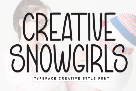 Creative Snowgirls: A Display Font That Brings Warmth to Web Design