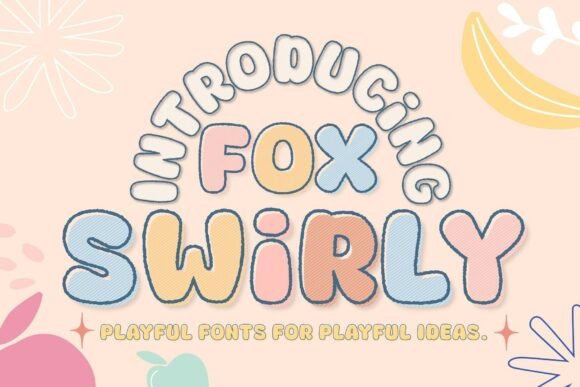 Fox Swirly Display Font: A Cheerful Typeface for Small Business Branding