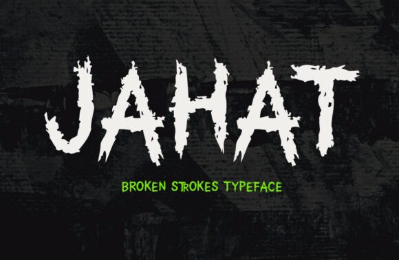 Jahat: A Display Font Built for Editorial Impact