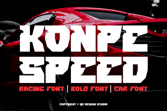 Konpe Speed: A Bold Display Font for Small Business Branding