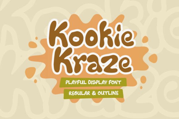 Kookie Kraze Brings Playful Energy to Campaign Typography