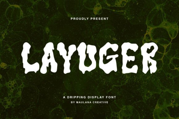 Layuger: A Horror Display Font for Editorial Impact