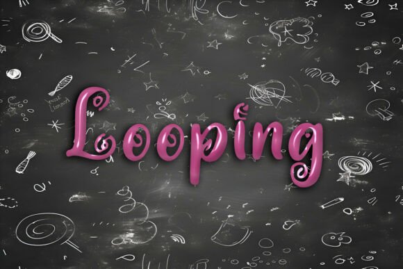 Looping Font Brings Playful Energy to Web Design