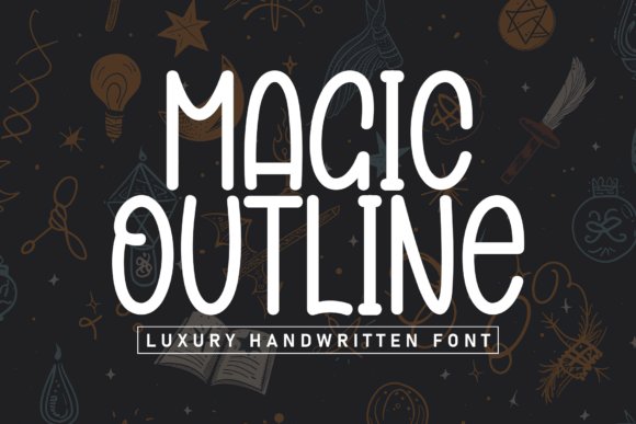 Magic Outline Font Brings Friendly Clarity to Editorial Design