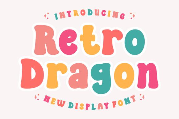 Retro Dragon: A Playful Display Font for Editorial Design