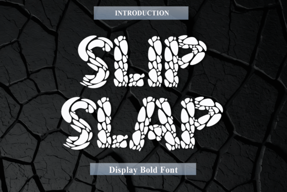 Slip Slap: A Display Font That Works for Handmade Products