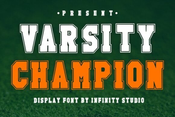 Varsity Champion: The Athletic Display Font That Commands Attention